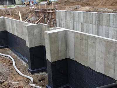 bituminous coating for basement, basement waterproofing, basement waterproofing coating, foundation waterproofing, foundation dampproof construction