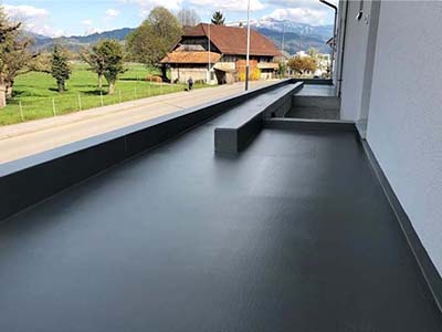 polyurethane waterproofing coating, polyurethane coating, polyurethane roofing system, balcony waterproofing, balcony waterproofing project