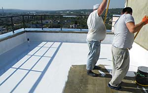 How to Waterproof & Repair of Old Flat Roof with Silicone Waterproof Coating?